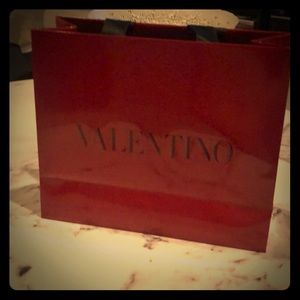 Valentino shopping bag 10.25 x 8.75 x 4